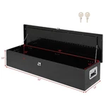 49" Aluminum Tool Box Tote Storage For Truck Pickup Bed Trailer Tongue Black. Fixed Price $135.99.