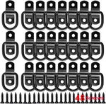 24-PACK Heavy Duty Rings Tie Down Anchors Secure Cargo For Trailers And Trucks. Fixed Price $32.99.