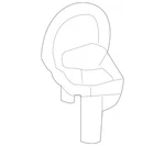 Genuine Mercedes-benz Holder 000-860-45-14-7P82. Fixed Price $18.90.