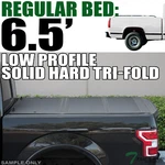 Topline For 88-00 Chevy C10 C/k 6.5' Bed Low Profile Hard Tri Fold Tonneau Cover. Fixed Price $569.00.