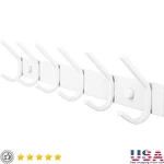 Wall Mounted Coat Rack Heavy Duty Organizer Metal Hooks Rust Resistant New. Fixed Price $23.39.