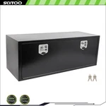 48"X18"X18" Black Storage Tool Box W/2X Chain + Lock For Truck Rv Garage. Fixed Price $348.33.