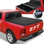 5FT Soft Roll-up Tonneau Cover For 2005-2026 Nissan Frontier Weather Resistant. Fixed Price $128.99.
