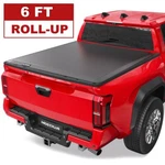 6FT Soft Vinyl Roll-up Truck Bed Tonneau Cover For 2016-2023 Toyota Tacoma. Fixed Price $116.83.