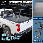 For 6.8FT 2008-26 F20 F350 Premium Stealth Black Retract Mrb Tonneau Cover+rack. Fixed Price $2448.00.
