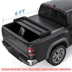 6FT Bed Truck Tonneau Cover For 04-12 Gmc Canyon Chevy Colorado Soft Tri-fold. Fixed Price $140.95.