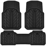 Car Pass Heavy Rubber Floor Mats, Deep Universal Fit, All Black. Fixed Price $50.95.