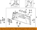Gm Oem 15-20 Escalade Esv Quarter Panel Interior Trim-tie Down Cap 13350194. Fixed Price $33.51.