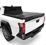 Frp Hard Tri-fold Truck Bed Tonneau Cover Compatible With 2016-2026 Toyota Tacom. Fixed Price $643.99.