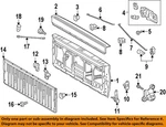 Toyota Oem 16-23 Tacoma Pick Up Box Tail Gate-protector 6571704030. Fixed Price $179.48.