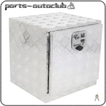 Aluminum Storage Tool Box W/2X Chain 18"X 17"X18" For Truck Garage Home Office. Fixed Price $93.99.