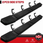 For 19-26 Silverado/sierra Crew Cab 6" Black Step Board Running Nerf Bar. Fixed Price $159.99.