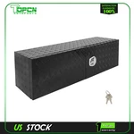 60"X18"X18" Aluminum Storage Tool Box W/2X Chain + Dovetail Lock For Truck Home. Fixed Price $375.23.