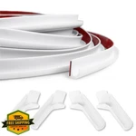 Qagea Rv J-shape Rain Gutter 40FT White Trim Molding. Fixed Price $64.99.