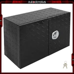 36" 18" 24" Black Aluminum Truck Bed Underbody Tool Box Trailer Trunk Storage. Fixed Price $363.49.