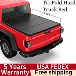 4.6FT Bed Cover Tri-fold Hard Truck Tonneau For 2022-2024 Maverick. Fixed Price $265.99.