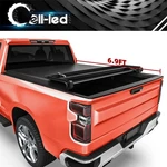 Soft 4-FOLD Tonneau Cover For 2020-2026 Silverado Sierra 2500HD 3500HD 6.9FT Bed. Fixed Price $178.99.