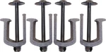 (4 Pack) Easy Mount - Truck Tool Box Clamps Aluminum Tie Downs Black. Fixed Price $28.41.