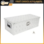 Upgraded Lock 30" Silver Aluminum Storage Tool Box Truck Bed Underbody Trailer. Fixed Price $74.09.