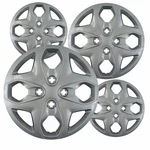 Set Of 4 Hubcaps 15 Inch Silver Abs Wheel Covers 2011 - 2013 Ford Fiesta. Fixed Price $54.95.
