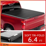 6.4FT Tonneau Cover Soft Tri-fol For 09-18 Ram 2019-23 Heavy Duty Classic. Fixed Price $192.99.