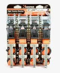 Keeper 14' Ratchet Tie Down Orange Double J Hooks 400 Lb. High Tension 05505 New. Fixed Price $45.06.