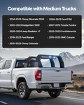 Overland Truck Bed Rack, 14.4-17.3 In Height, Adjustable Cargo With Se. Fixed Price $233.79.