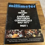 Millimeter Magazine April American Television Commercials 1947-1977 Part. Fixed Price $12.99.