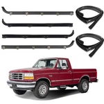 Itranmc Front Door Weatherstrip Kit,window Molding Sweep Felt Black. Fixed Price $107.99.