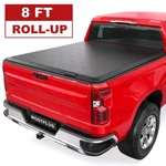 8FT Roll Up Long Bed Tonneau Cover For 2014-2026 Chevy Silverado Gmc Sierra 1500. Fixed Price $138.88.