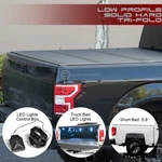 For 2019-2026 Silverado/sierra 1500 5.8' Lo Pro Hard Tri Fold Tonneau Cover+led. Fixed Price $569.00.