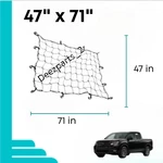 Honda Ridgeline 2006-2025 Truck Bed Cargo Net 47"X71"HEAVY Duty Tie Down Hook. Fixed Price $22.50.