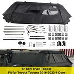 5FT Soft Truck Topper Fit For Toyota Tacoma 16-2023 4-DOOR. Fixed Price $519.19.