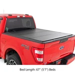 Rough Country Hard Tri-fold Flip Up Cover 15-20 Ford F-150 W/ 67" Beds. Fixed Price $926.45.
