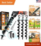 4 Pack Ground Anchors With Power Nut Driver Drill Bit, Screw.... Fixed Price $50.85.