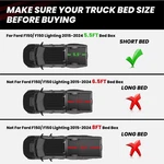 5.5FT Truck Bed Mat Fit 2015-2024 Ford F-150 Crew Cab Tpe Trunk Cargo New. Fixed Price $71.99.