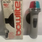 Nos Fulton Bowlite 53-P Portable Waterproof Battery Operated Suction Cup Mount. Fixed Price $23.00.