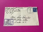 U.k. U.s. Army Postal Service 1943 Stamp Cover R40372. Fixed Price $8.96.
