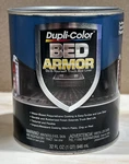 Duplicolor BAQ2010 Black Rubberized Truck Bed Liner Armor 32OZ ( 1QUART). Fixed Price $37.99.