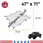 Truck Bed Cargo Net 47"X71"HEAVY Duty Tie Down Hook For Jeep Gladiator 2020-2025. Fixed Price $22.50.