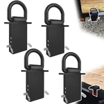 Vonlx Stake Pocket D 4PCS 18000LBS Rings, Black. Fixed Price $56.42.