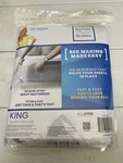 Better Bedder Fitted Sheet - White, King. Fixed Price $32.99.