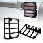 Black Steel Rear Guard Protectors Tail Lights Covers For 07-18 Jeep Wrangler Jk. Fixed Price $29.99.