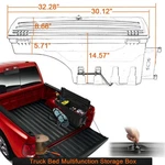 Left Ford F-250 F-350 F-450 Super Duty 1999-2016 Bed Storage Box. Fixed Price $88.82.