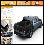 Compact Truck Bed Tarp 4.5'-5.5' Waterproof Cargo Cover Gray & Black, Fits Sho. Fixed Price $179.99.