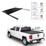 Lock & Roll Up Soft Tonneau Cover For 2007-21 Toyota Tundra 6.5FT 78" Short Bed. Fixed Price $125.99.