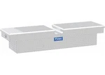 Uws TB-72 72" Gull Wing Dual Lid Aluminum Crossover Tool Box. Fixed Price $678.95.