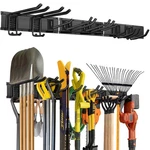 Lryxeg 48-INCH Garage Storage Tool Organizer 48" 3 Panels & Hooks, Black. Fixed Price $37.80.