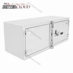 48" 18" Aluminum Underbody Truck Tool Box With Cam Lock, Double Barn Door. Fixed Price $529.86.