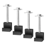 Truck Bed Tool Box Mounting Clamps 4PCS J Hook Aluminum Alloy Tie Down Kit Black. Fixed Price $11.98.